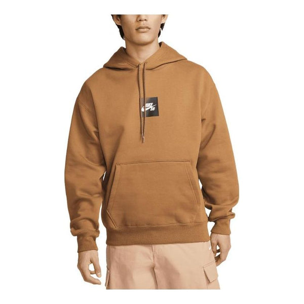 

Толстовка Nike SB Fleece skateboard hooded top 'Tan', цвет tan/multi-color