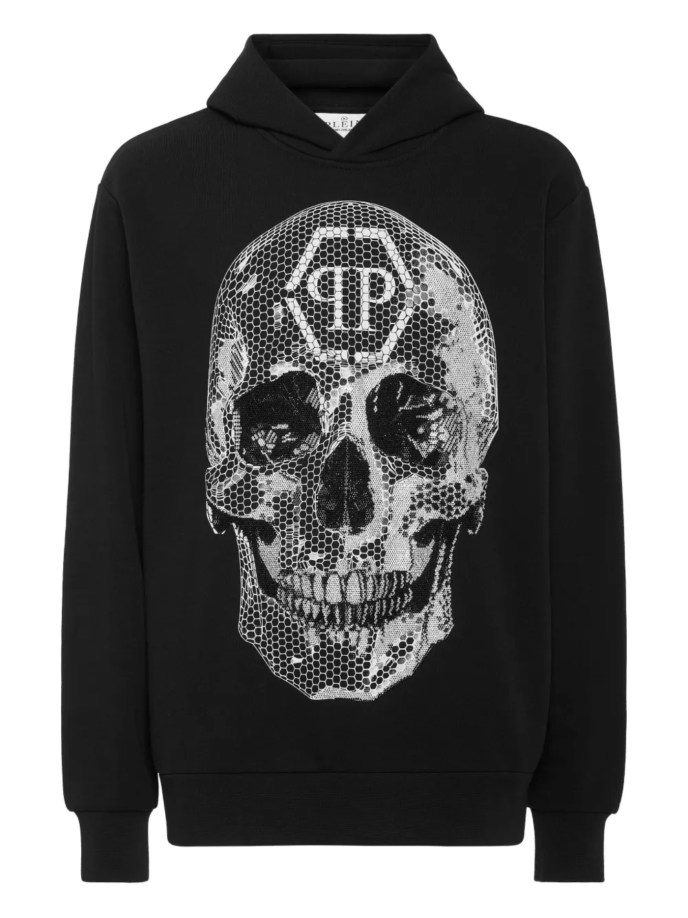 

Худи с принтом Philipp Plein, черный