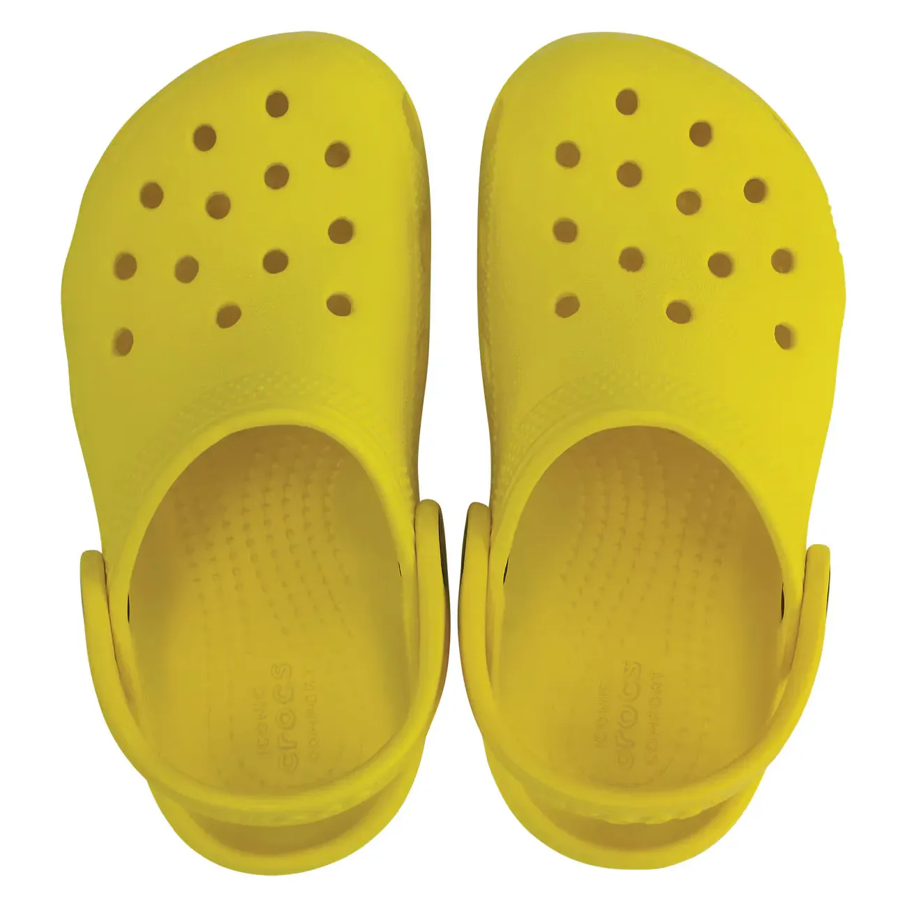 Детские сабо Classic Clog Crocs, желтый — фото 3