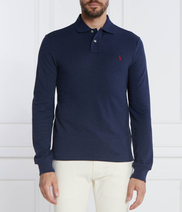 

Рубашка поло Slim fit Polo Ralph Lauren, синий
