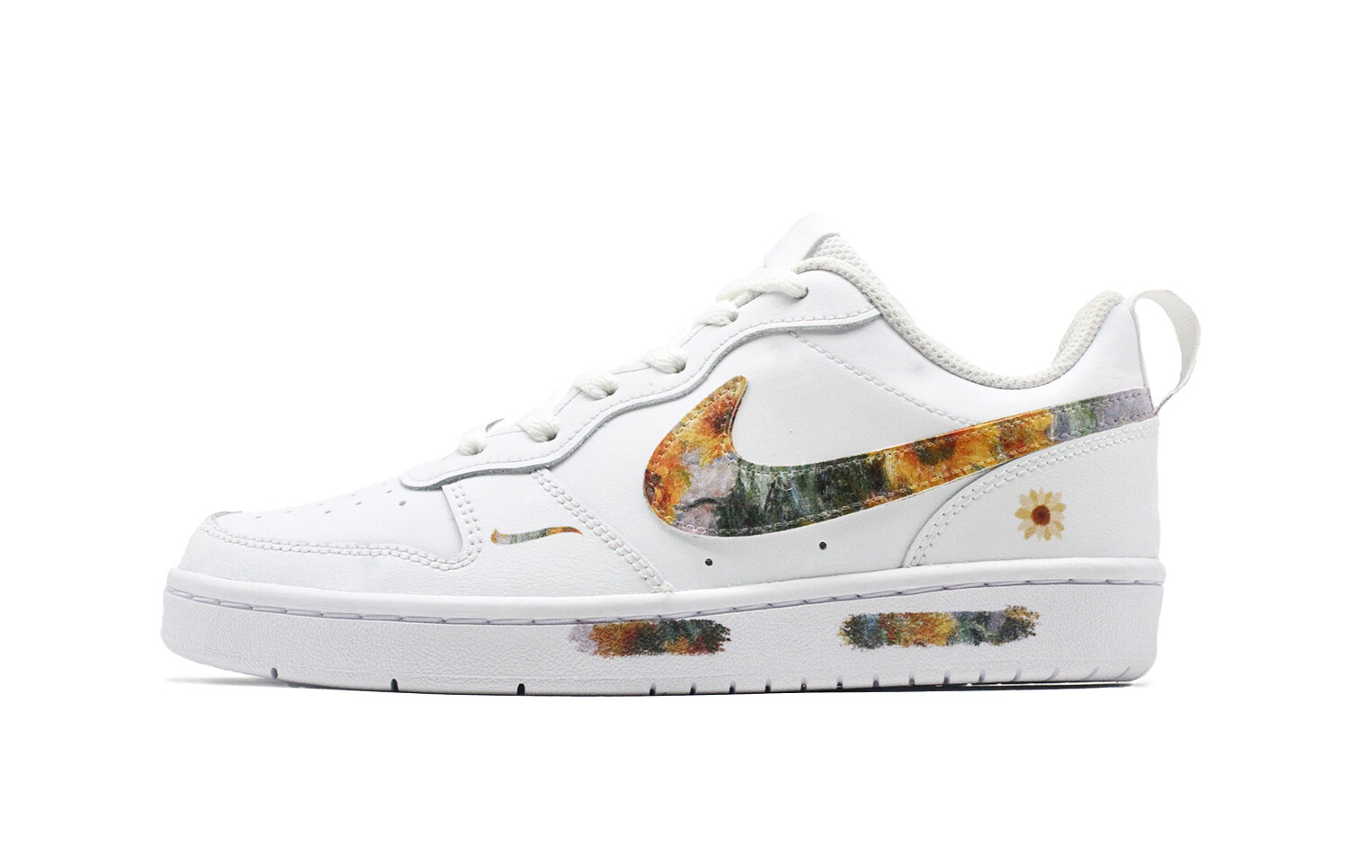 

Кроссовки Nike Court Borough Skateboarding Shoes Women's Low-top White/yellow, белый/желтый