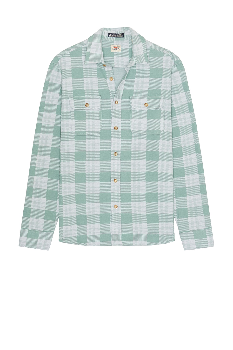 

Свитер-рубашка Faherty Legend, west palm plaid