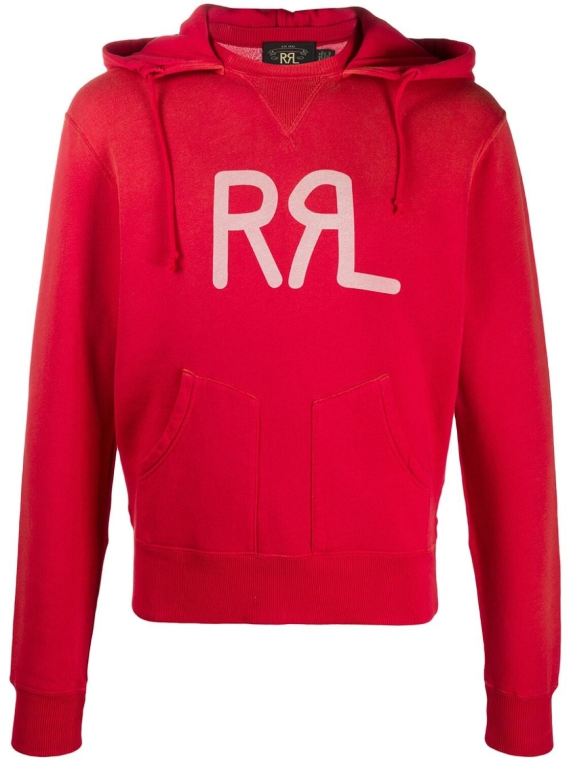 

Ralph Lauren RRL худи с кулиской и логотипом, красный