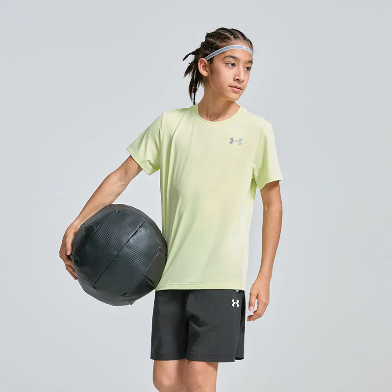 Футболка Comprehensive Training для подростков Under Armour, Lime Green — фото 4