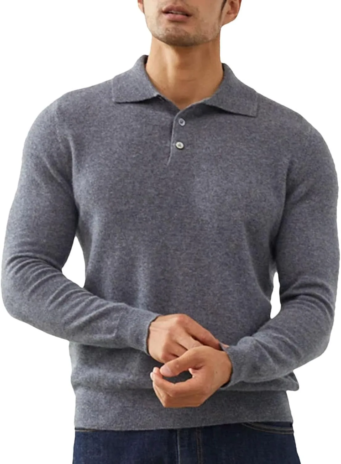 

Мужской свитер из кашемира, вязаный пуловер, зимний теплый топ, корейская версия Kelsiop