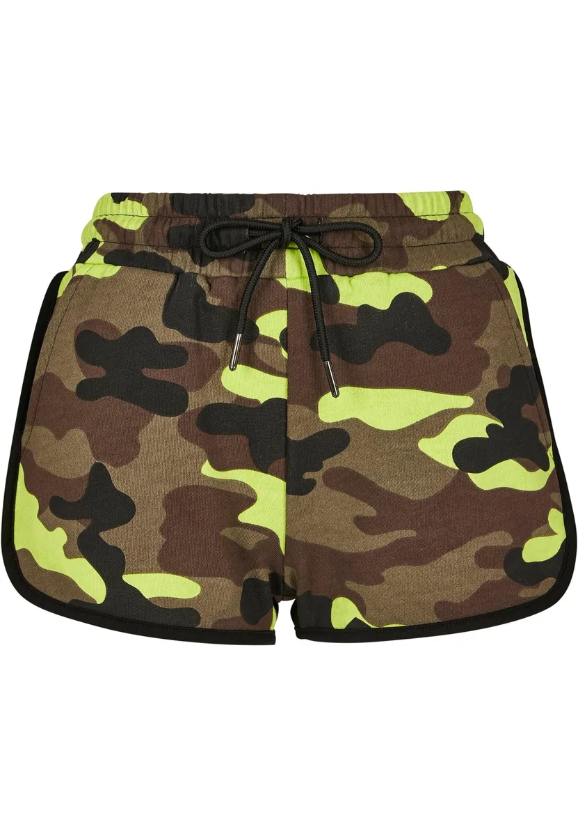 

Тканевые брюки URBAN CLASSICS " Urban Classics Women's Ladies Printed Camo Hot Pants" (1 шт.), желтый