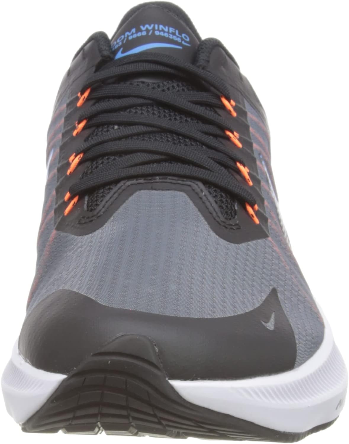 Кроссовки Nike Mens Stroke, белый/черный/оранжевый/серый/темно-серый — фото 2