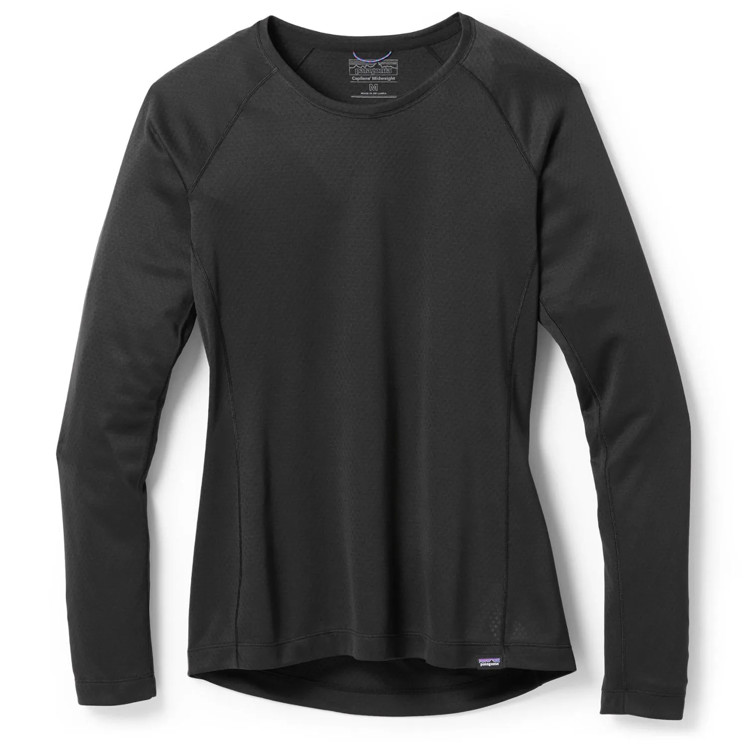 

Базовый верх Capilene Midweight с круглым вырезом женский Patagonia, Black