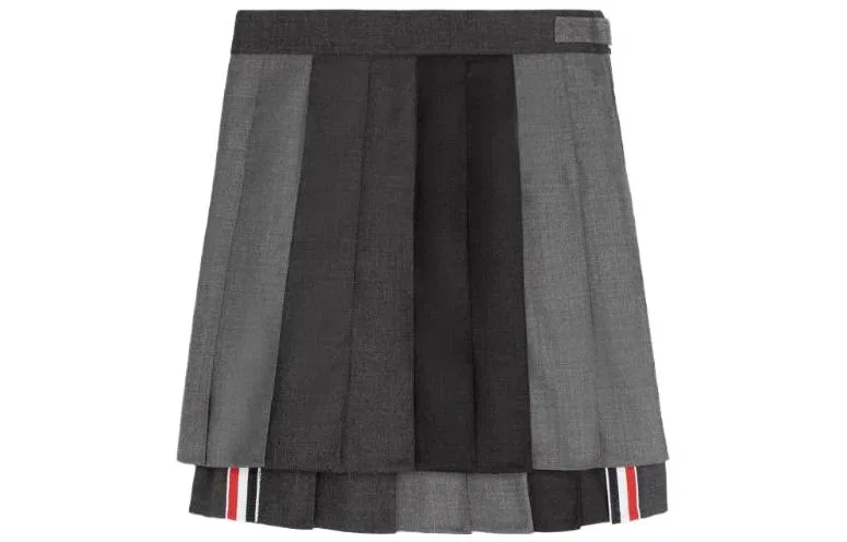 Юбка короткая THOM BROWNE серая