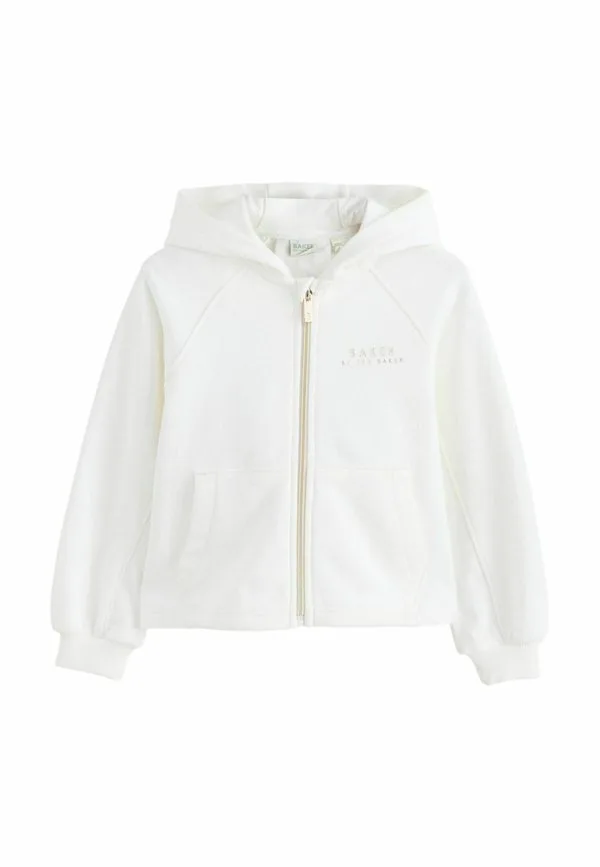 Толстовка на молнии свободного кроя, стандартного размера. Baker By Ted Baker, Cream