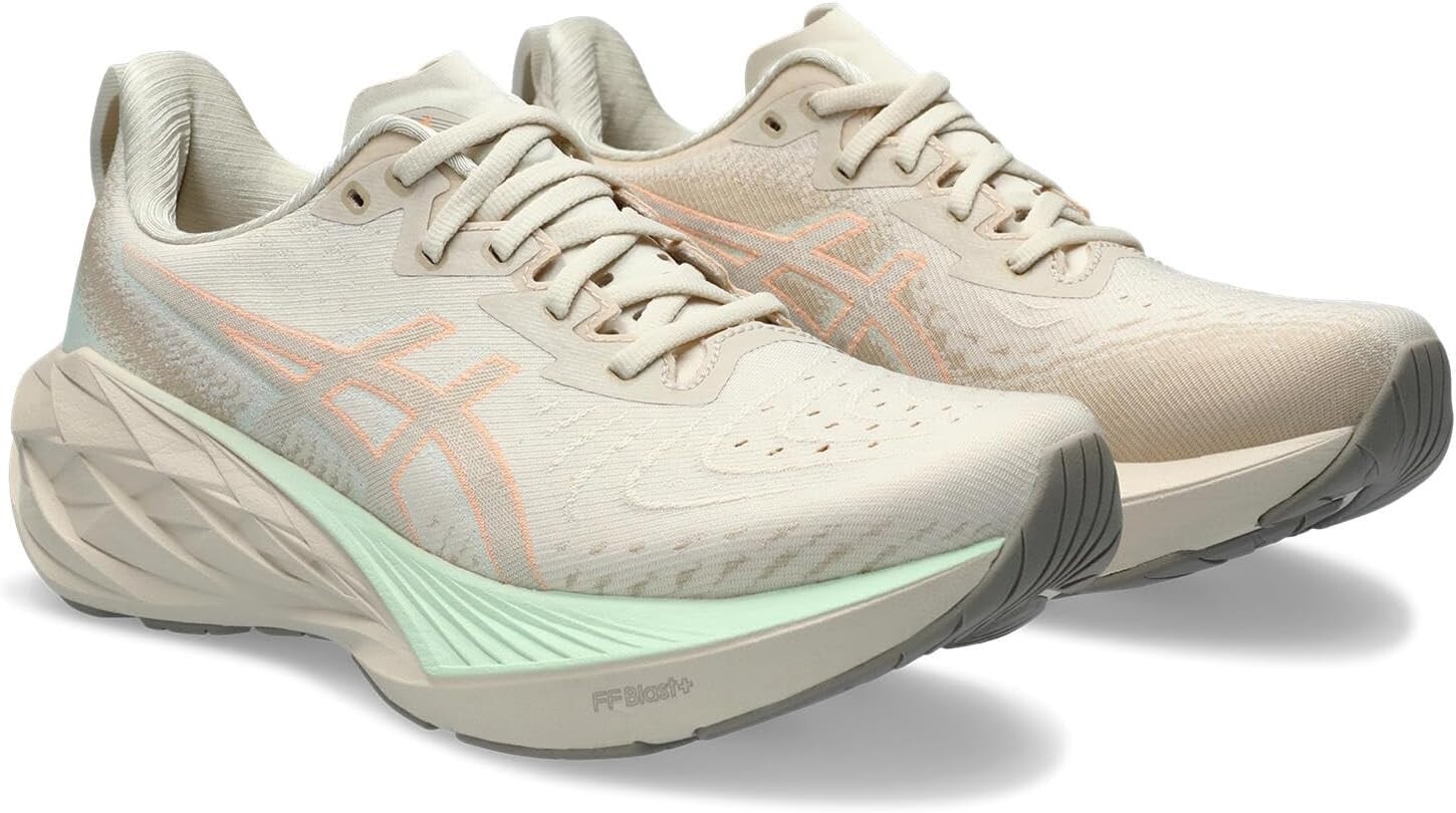 

Кроссовки Novablast 4 ASICS, цвет Oatmeal/Moonrock