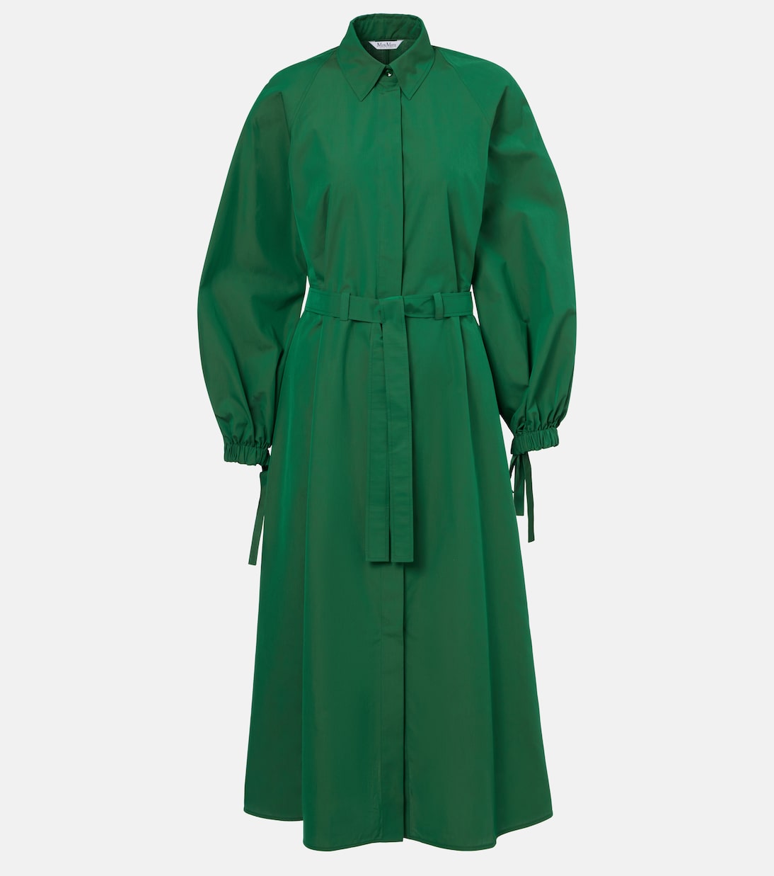

Платье-рубашка из хлопка Viale Max Mara, Smeraldo