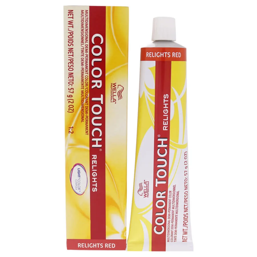 Color Touch Relights Полуперманентная краска для волос - 57 Красно-виолетовый коричневый от Wella для мужчин и женщин - 2 унции