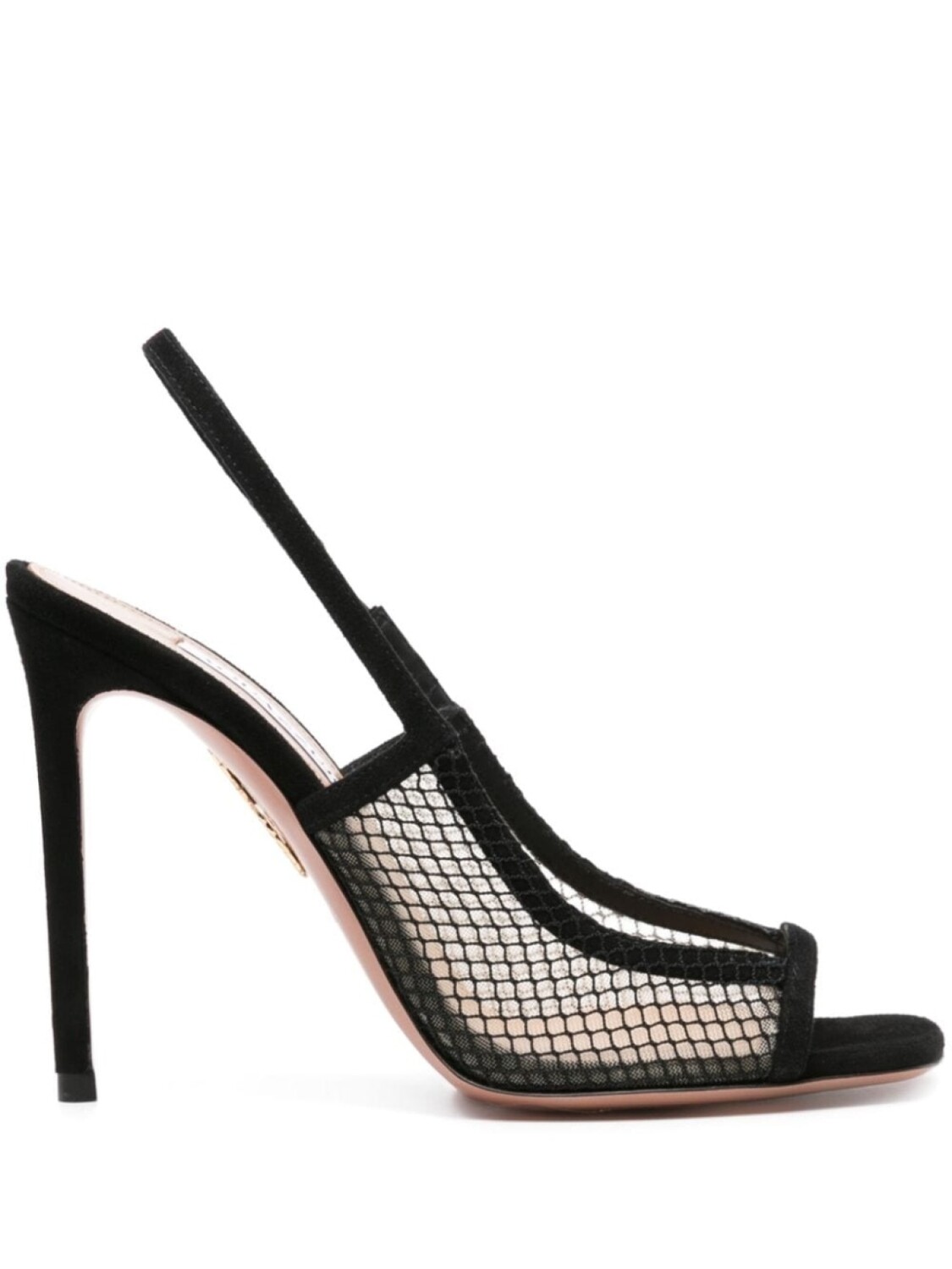 

Aquazzura босоножки с сетчатыми вставками, черный