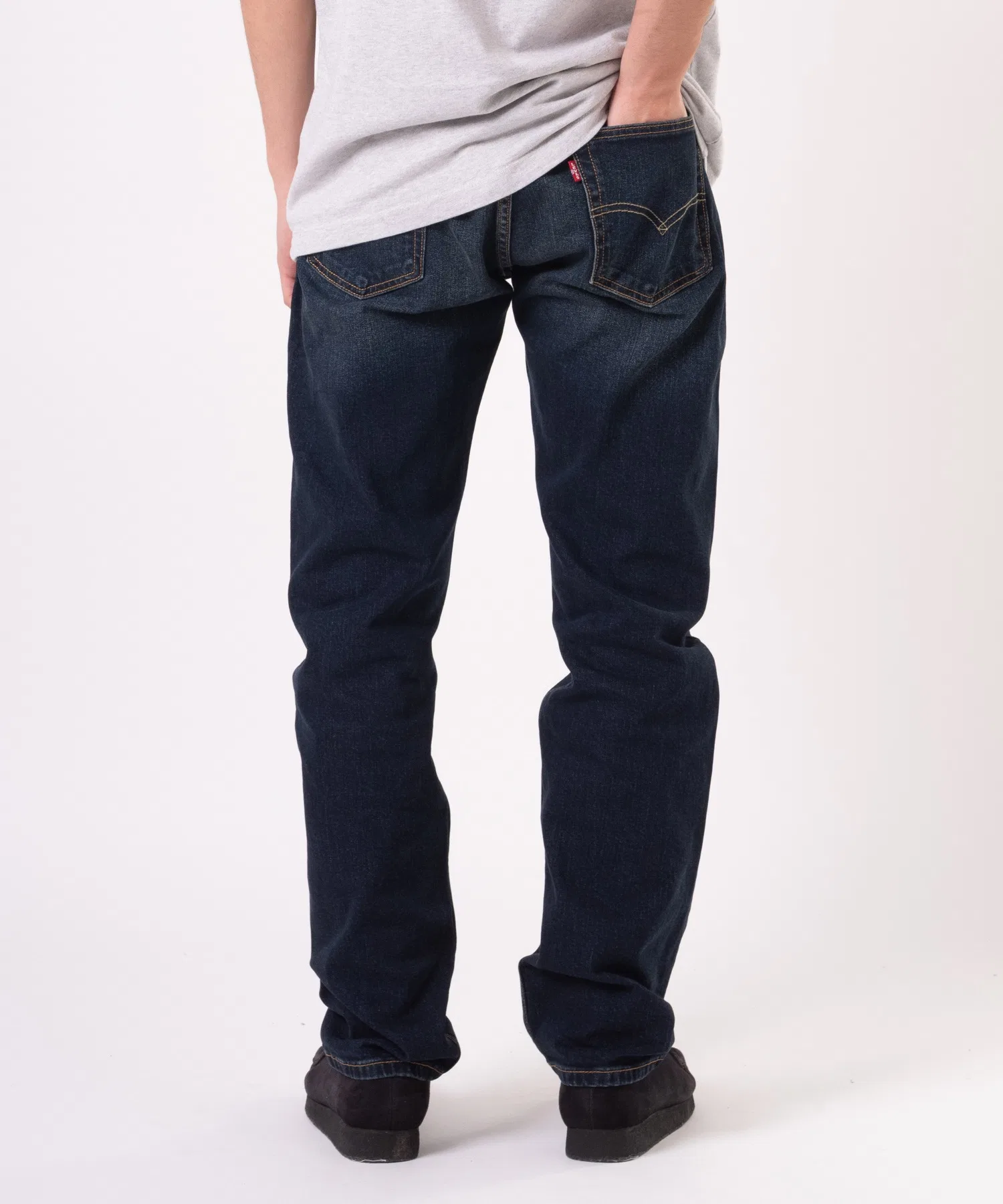 Джинсы Levi's 505™ Regular Fit, темно-синие. — фото 3