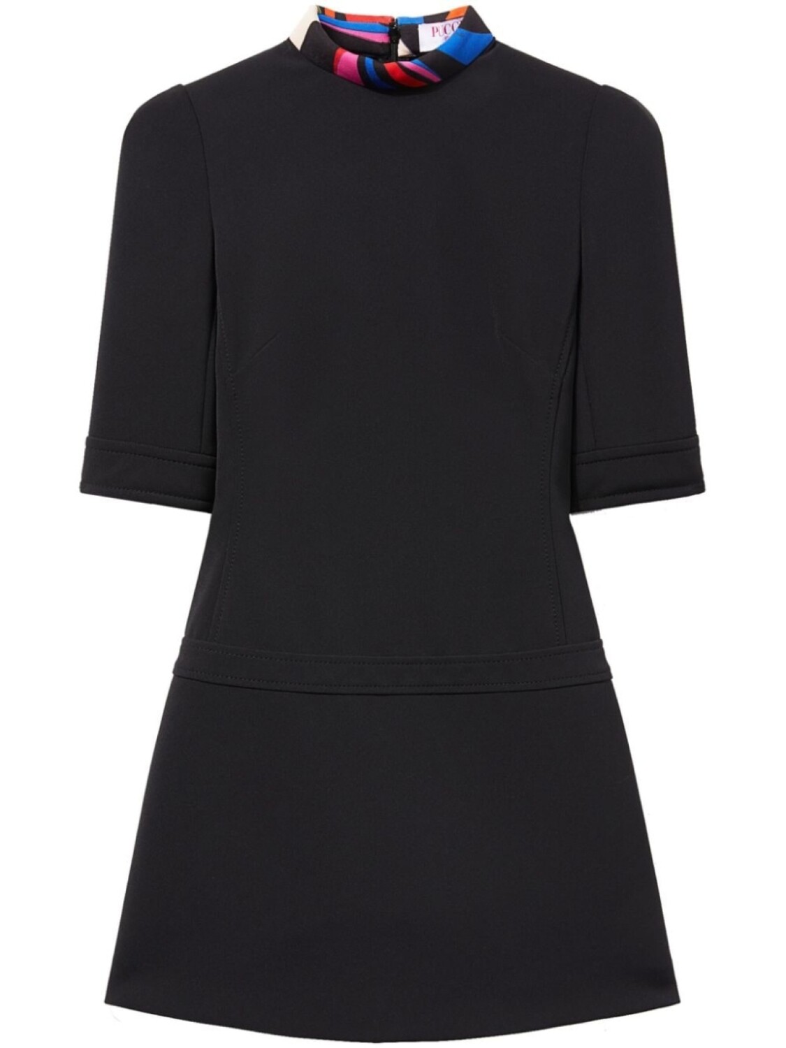 

Платье мини с короткими рукавами PUCCI, черный