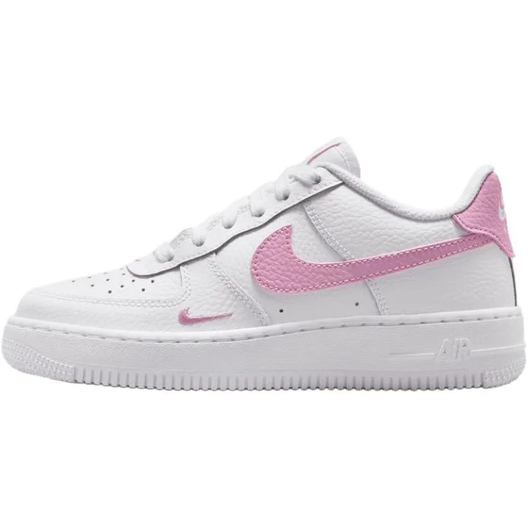 Nike Детские баскетбольные кроссовки Air Force 1 Low top розовые белые унисекс