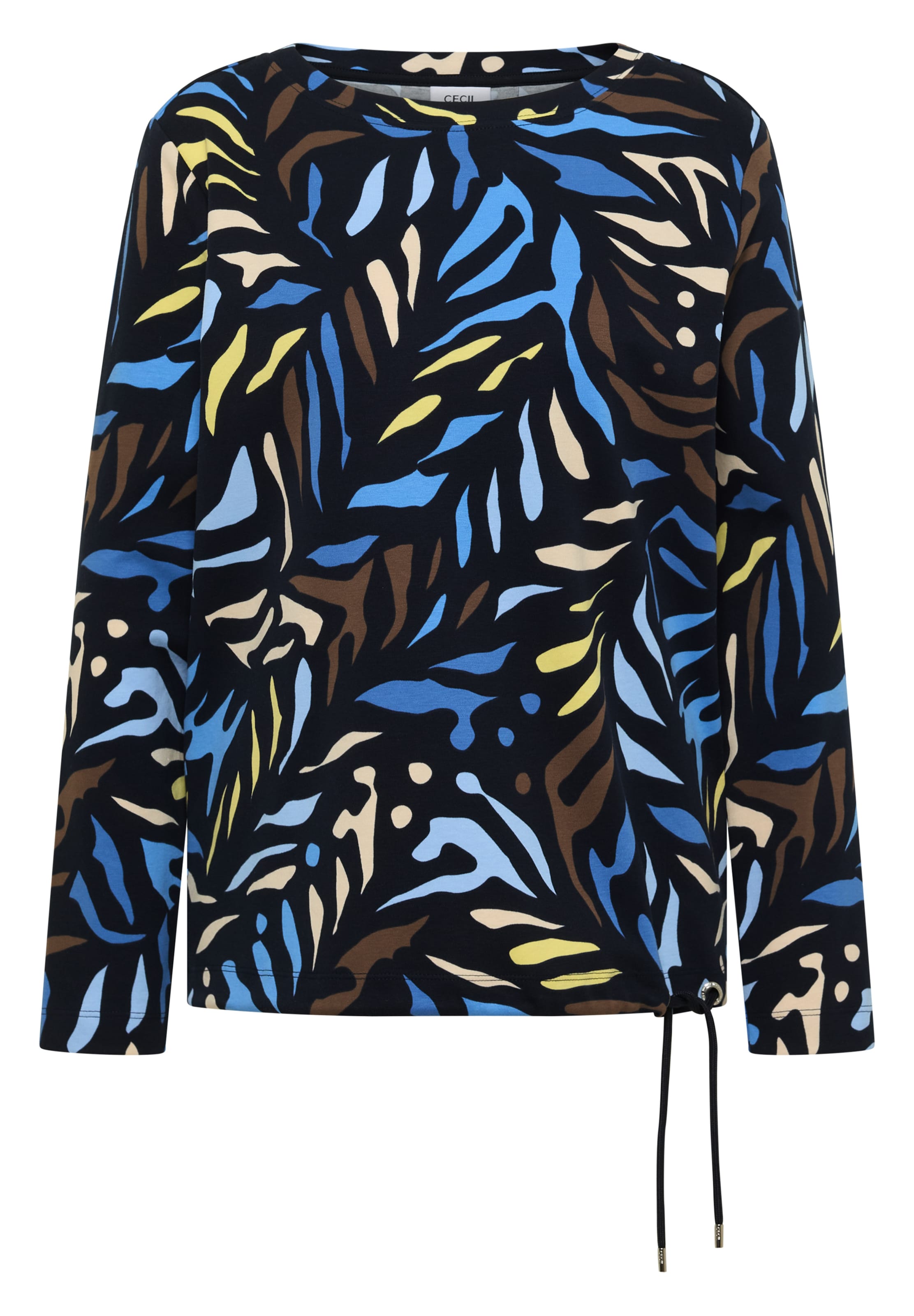 

CECIL Лонгслив в черном цвете