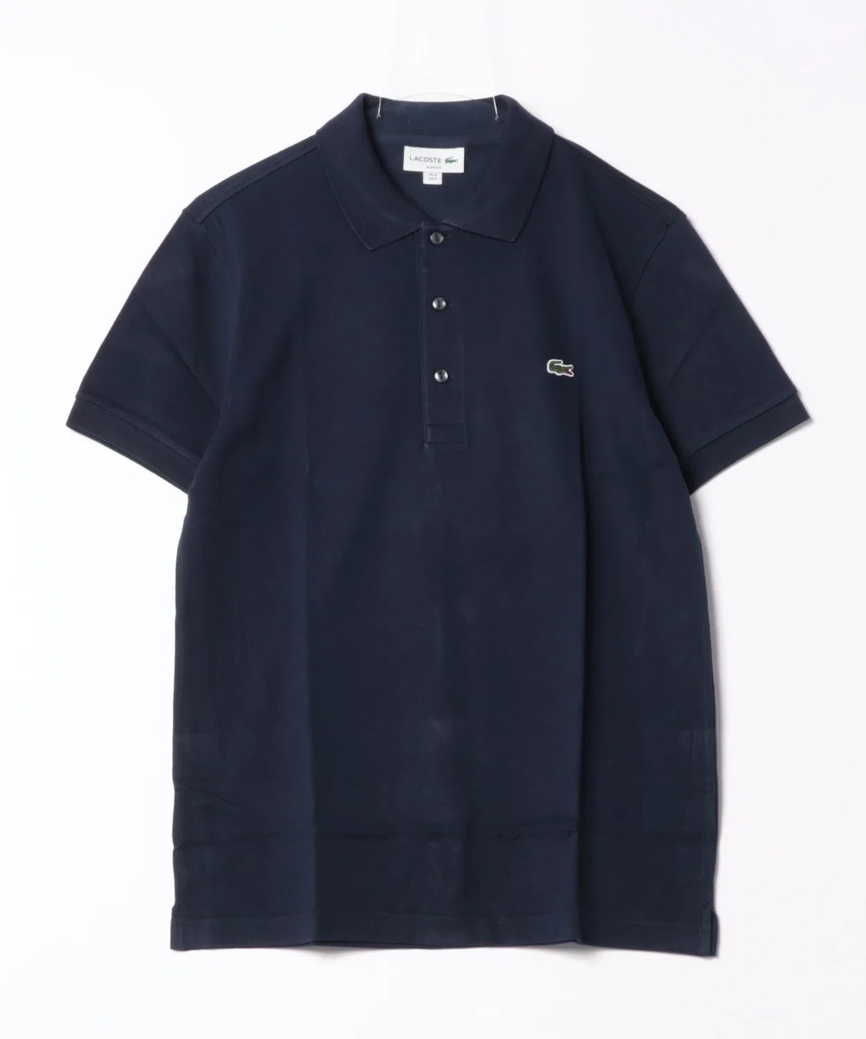 Поло Lacoste из микропике, Slim Fit, тёмно-синий