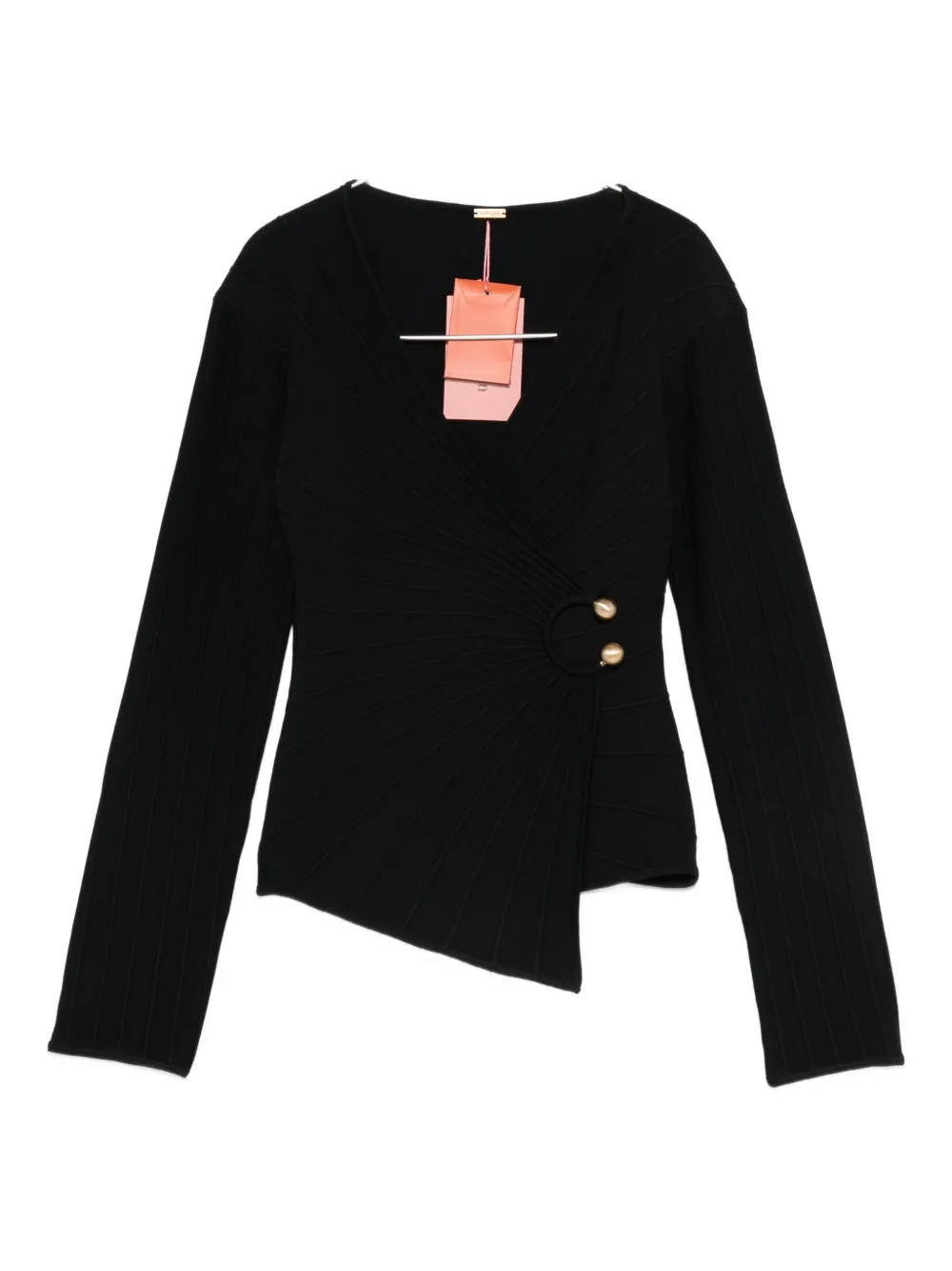 

Асимметричный топ на пуговицах Cult Gaia, черный