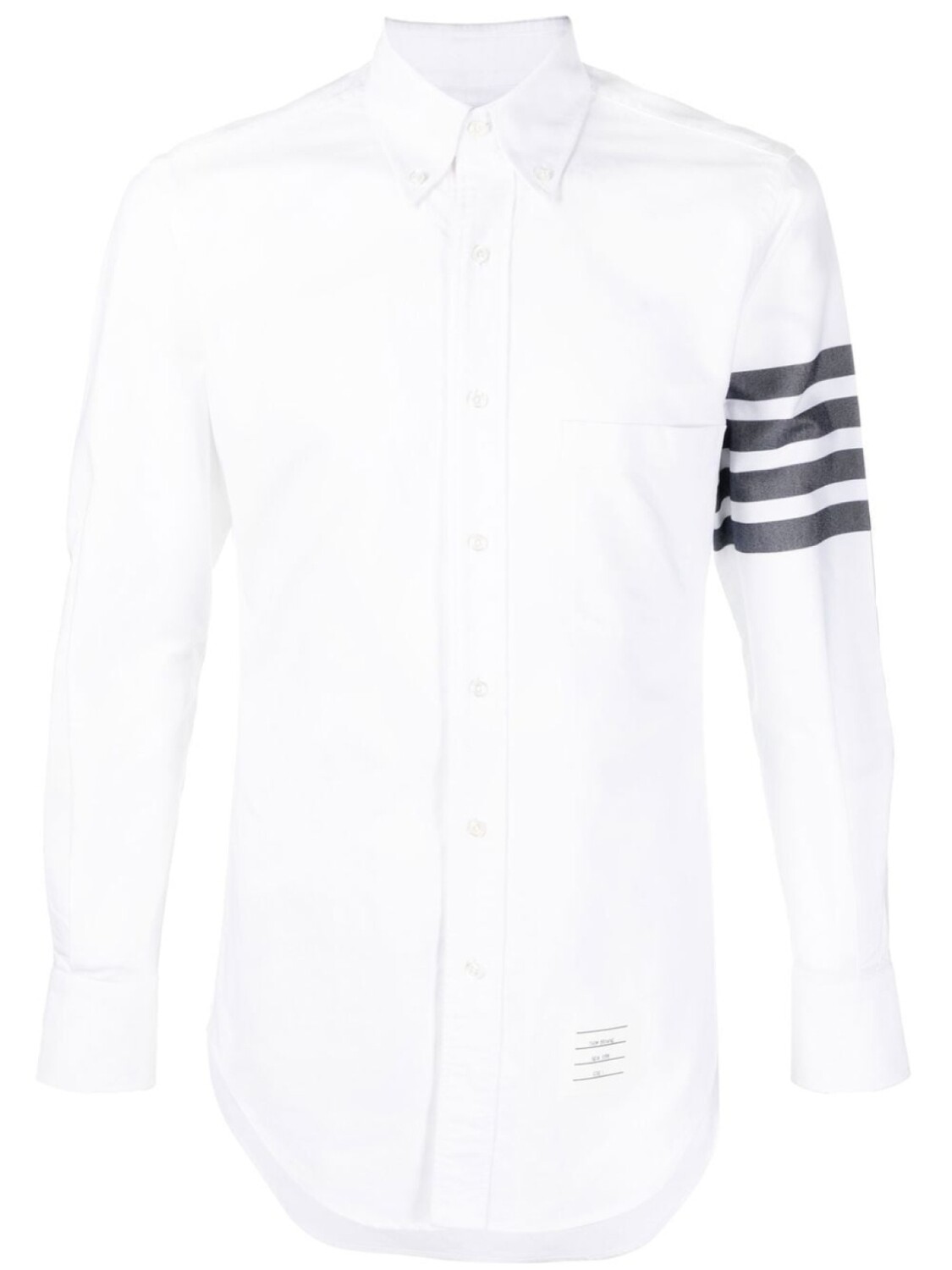 

Рубашка с полосками 4-Bar Thom Browne, белый