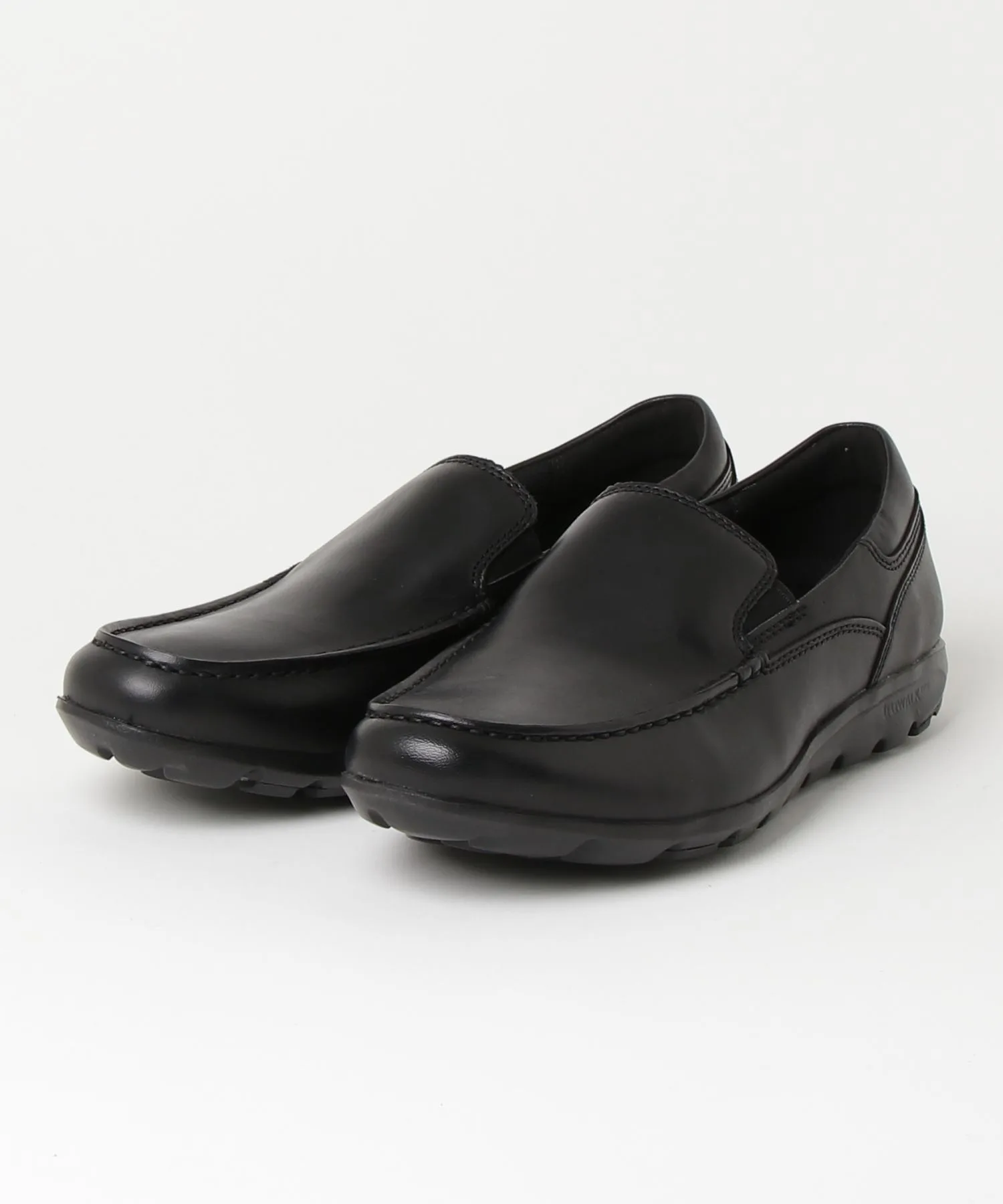 Мужские кожаные лоферы TruWalkZero II ROCKPORT чёрные