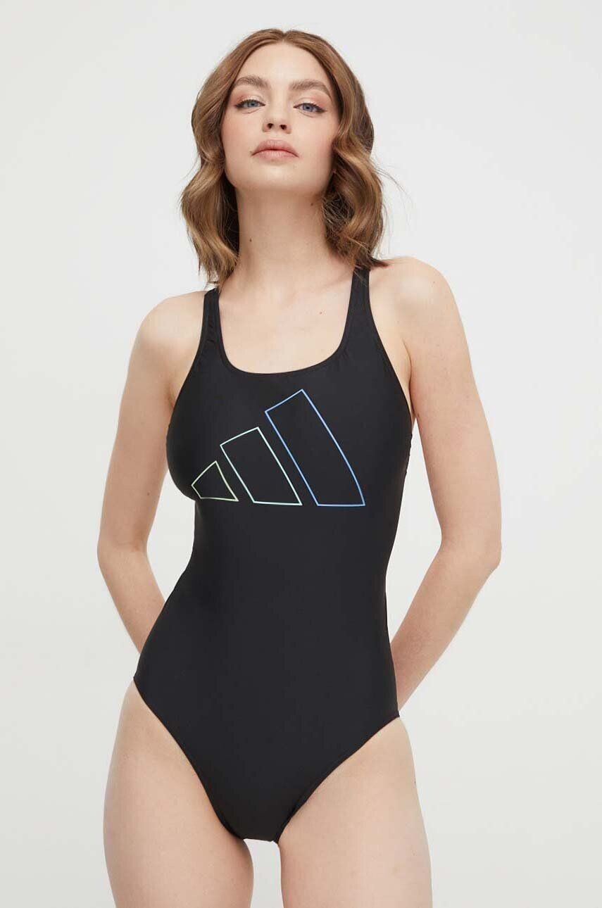 

Сплошной купальник adidas Performance Big Bars, черный