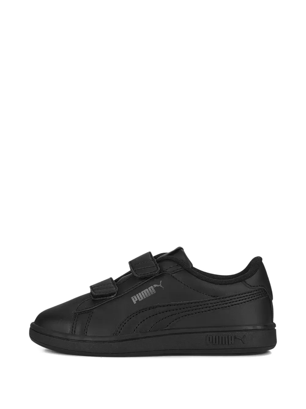 Кроссовки Smash 3.0 с ремешком Puma Kids, черный — фото 2