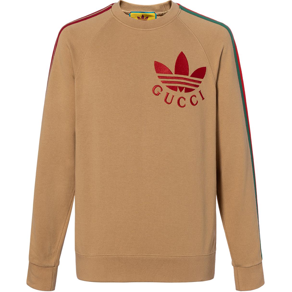 

Толстовка Adidas X Мужская темно-бежевая Gucci, темно-бежевый