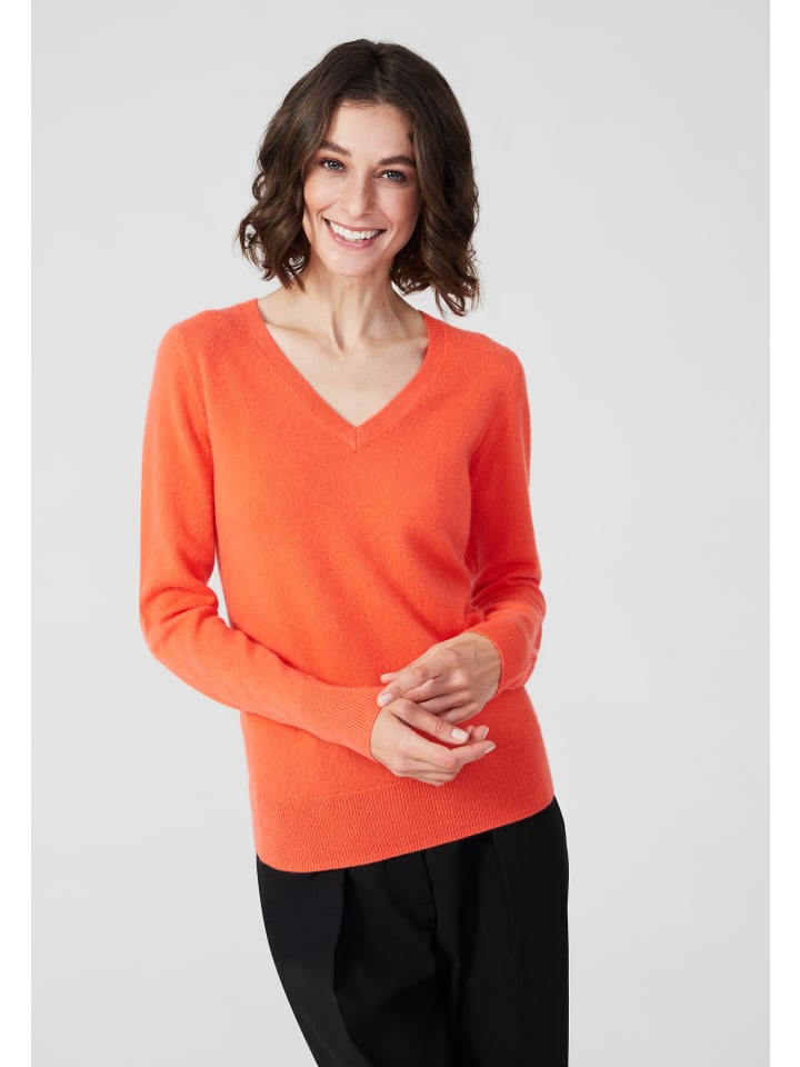 

Style Republic Кашемировый свитер с V-образным вырезом, цвет бархатцы