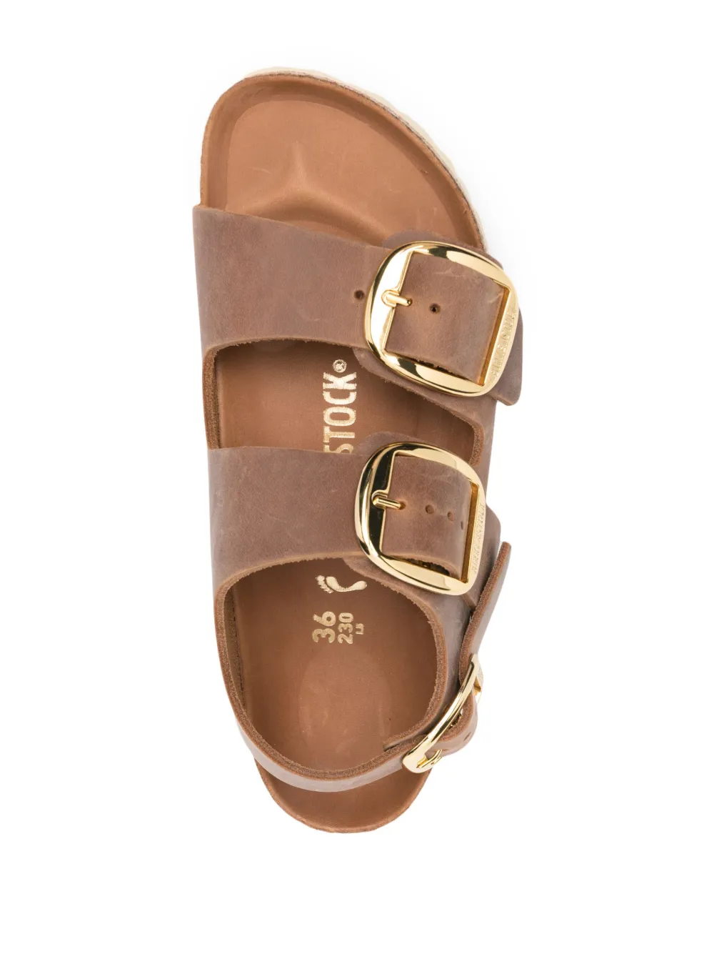 Сандалии Milano с ремешком на пятке BIRKENSTOCK, коричневый — фото 4