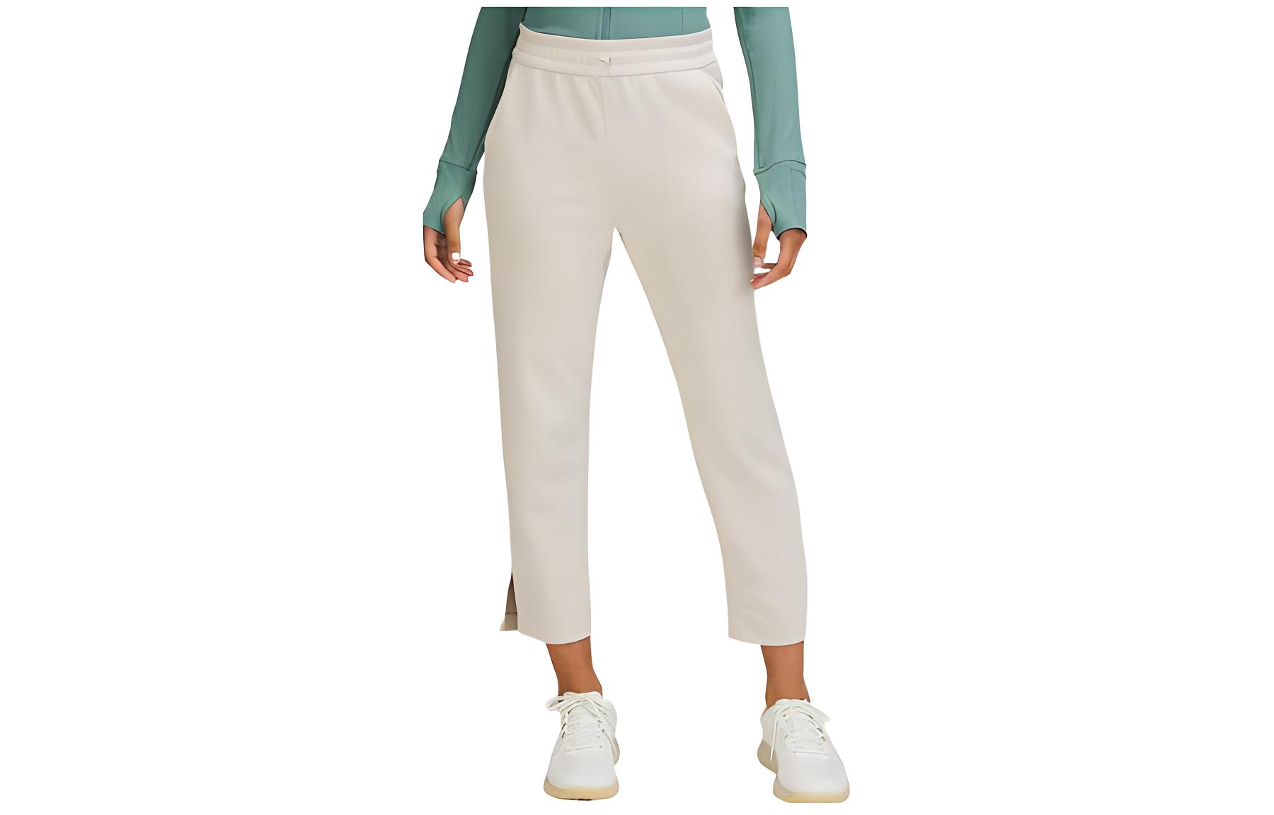 

Мягкие стрейчевые повседневные брюки для женщин Lululemon, айвори