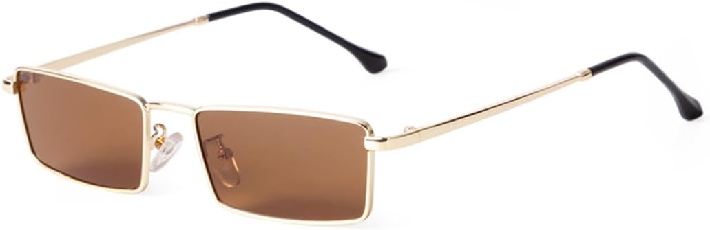 

Солнцезащитные очки с защитой от УФ-излучения UV400 | Коричнево-синие линзы, металлическая оправа | Линзы конфетных цветов для занятий спортом на открытом воздухе и вождения DSVIGF, 03