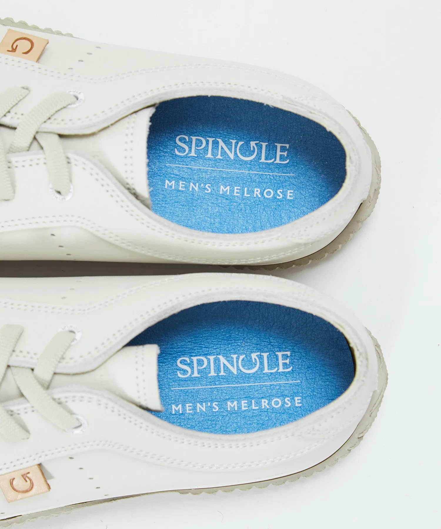 Мужские кожаные кроссовки SPINGLE LOW CUT MEN'S MELROSE тёмно-синие — фото 4