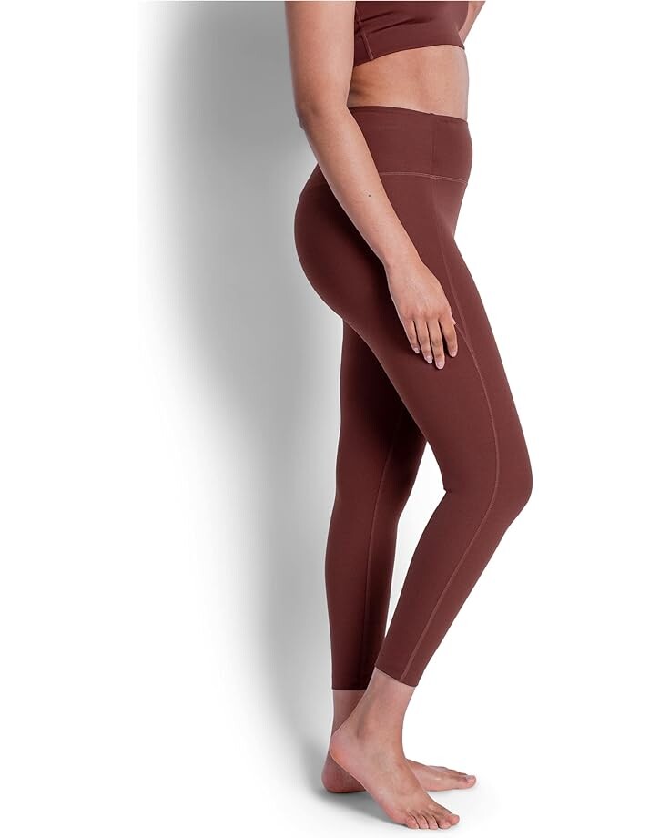 

Брюки girlfriend collective 7/8 Length High-Rise Compressive Leggings, цвет Earth