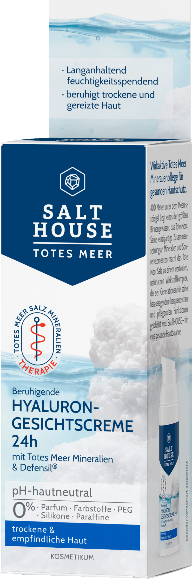 

Дневной крем Salthouse Totes Meer Beruhigende Hyaluron-Gesichtscreme 24h