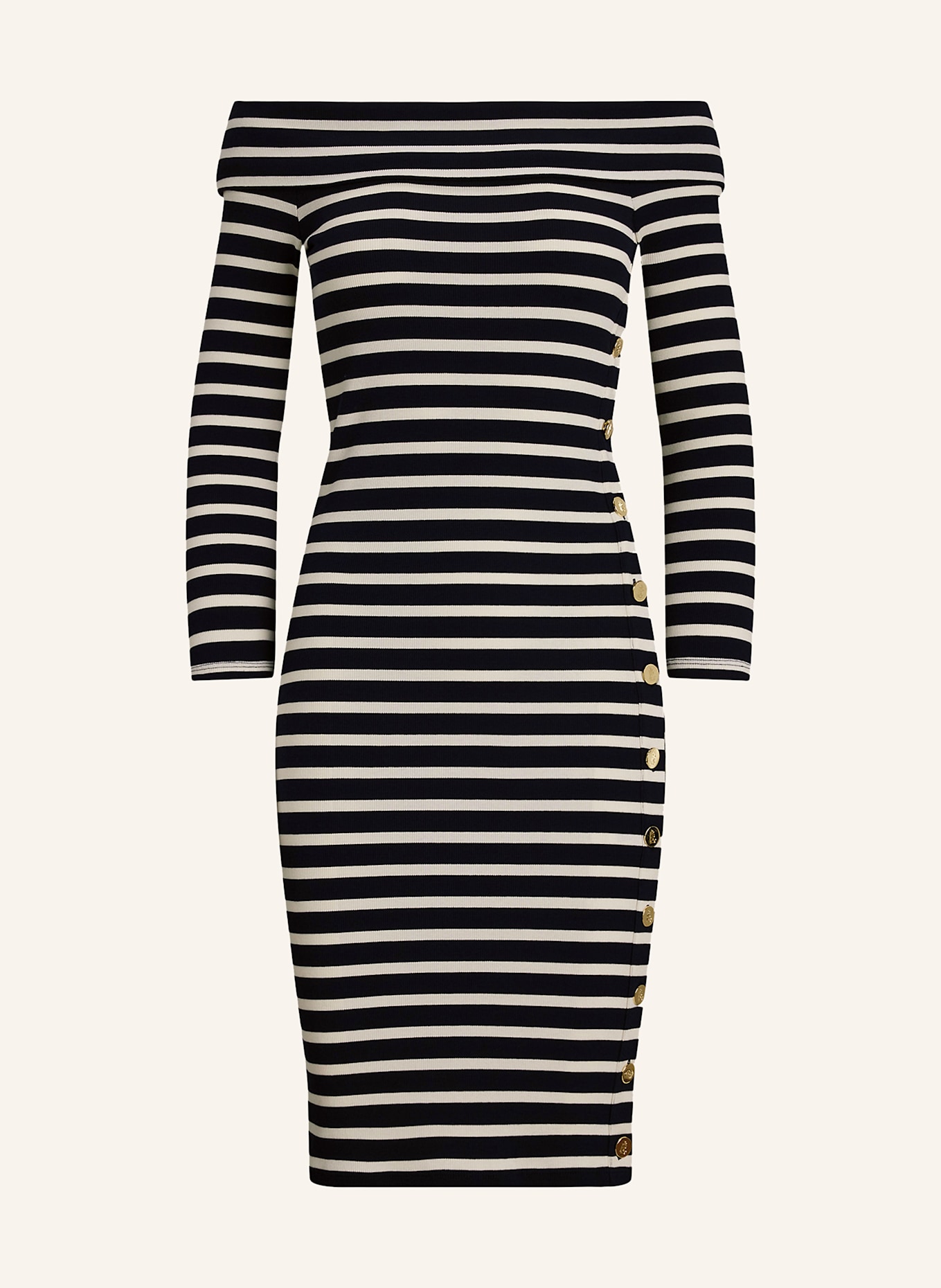 

Платье из джерси с рукавами 3/4 Lauren Ralph Lauren, мультиколор