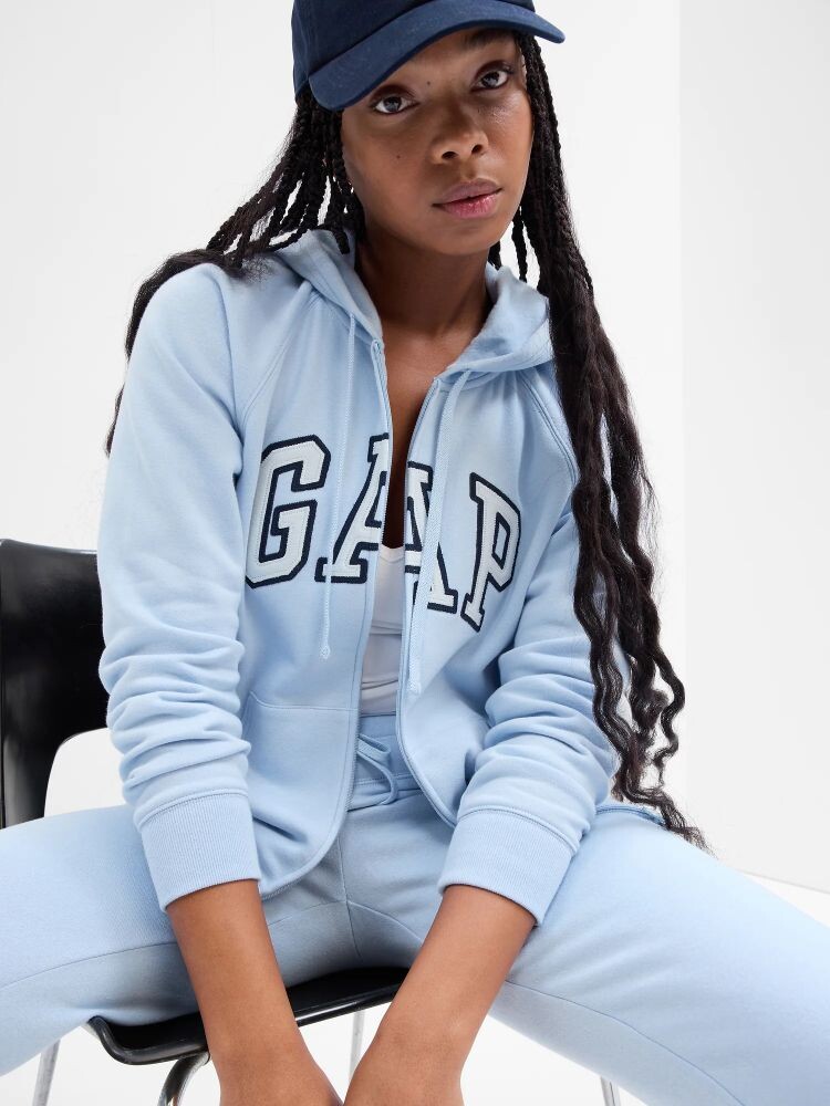

Толстовка с логотипом и флисом Gap, синий