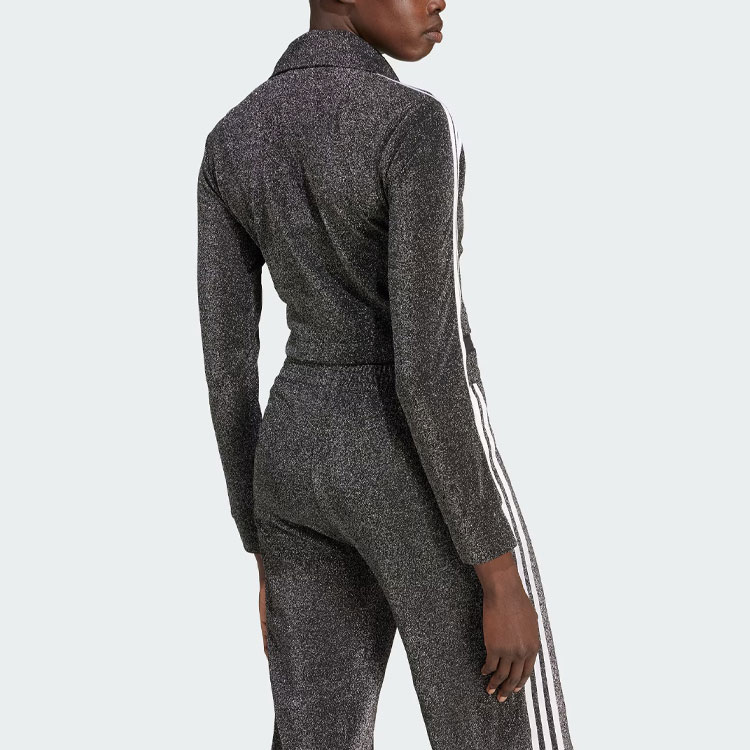Adidas Originals Женская Премиум Спортивная Куртка Montreal Черная, Черное Пальто и Спортивное Белье — фото 4