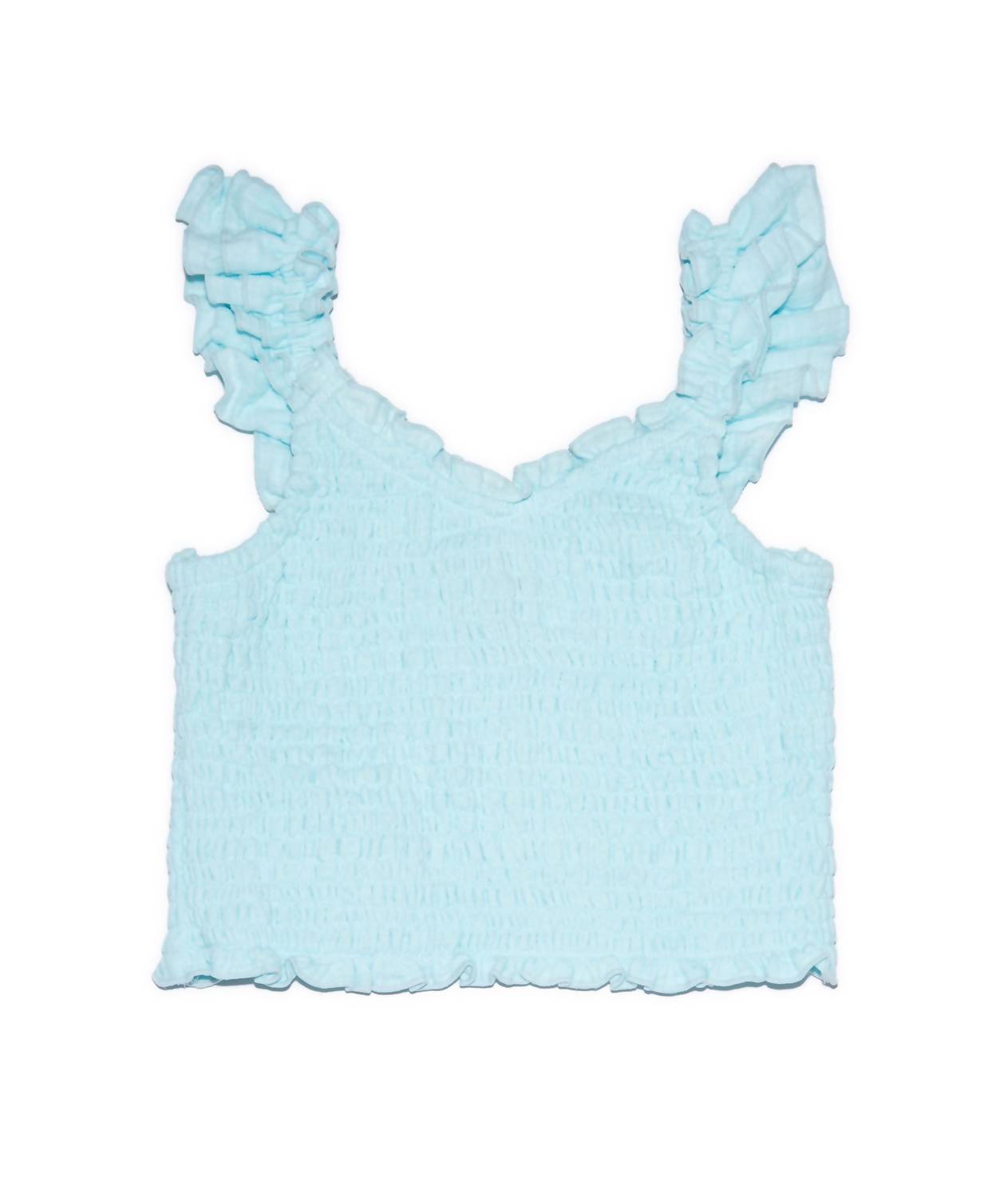 

Детская блузка Florence из шифона в цвете морской пены Flowers by zoe, Seafoam