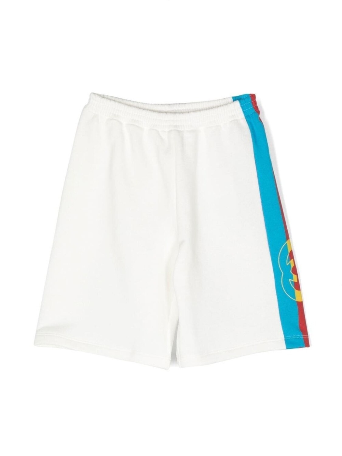 

Gucci Kids шорты с логотипом Interlocking G, белый