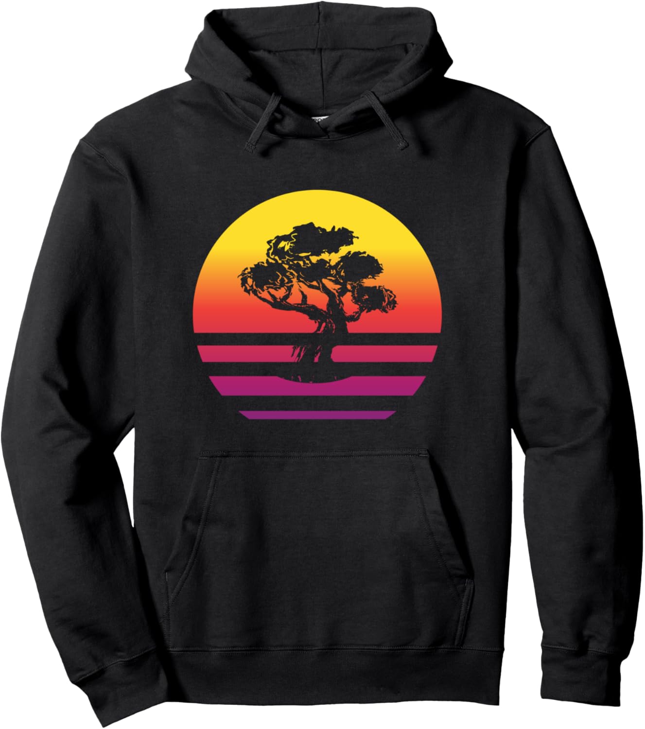 

Худи в стиле ретро с изображением дерева бонсай Bonsai Accessories & Clothing Gifts For Women, Men, And Kids, черный