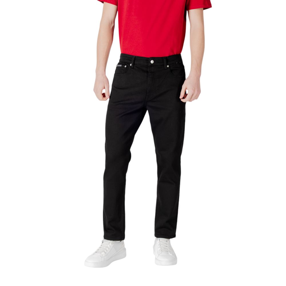 

Черные джинсы и брюки из переработанного полиэстера Calvin Klein Jeans