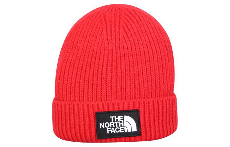 

Шапка с отворотом Logo Box THE NORTH FACE, красная
