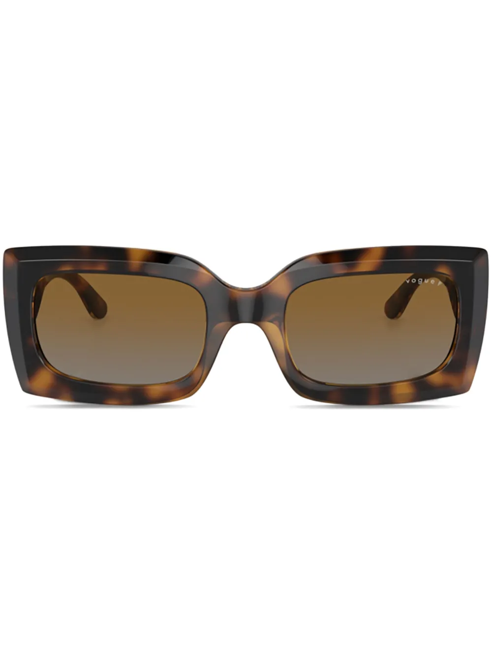 

Солнцезащитные очки в прямоугольной оправе Vogue, коричневый