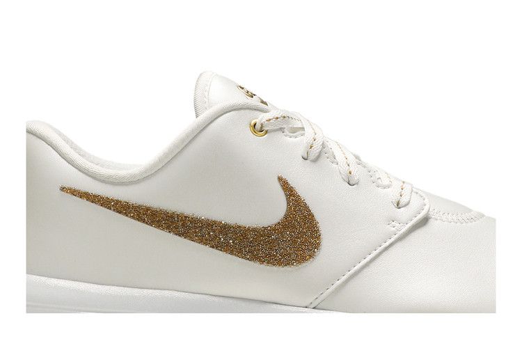 Кроссовки Nike Swarovski x Wmns Roshe Golf 'Gold', белый — фото 3