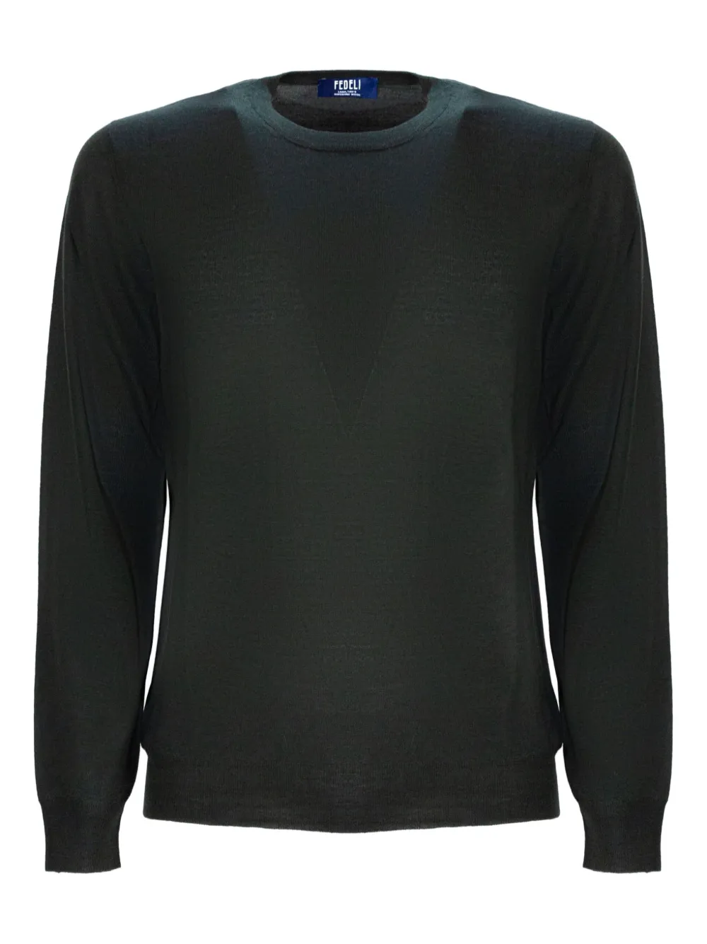 

Свитер с круглым вырезом Fedeli, зеленый