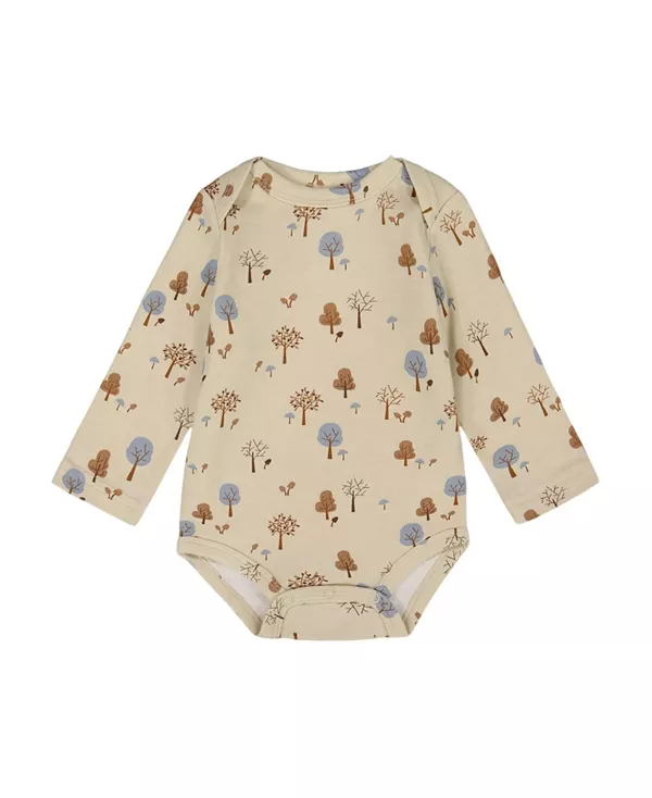 

Детский комбинезон из органического хлопка для мальчиков. Deux Par Deux, бежевый