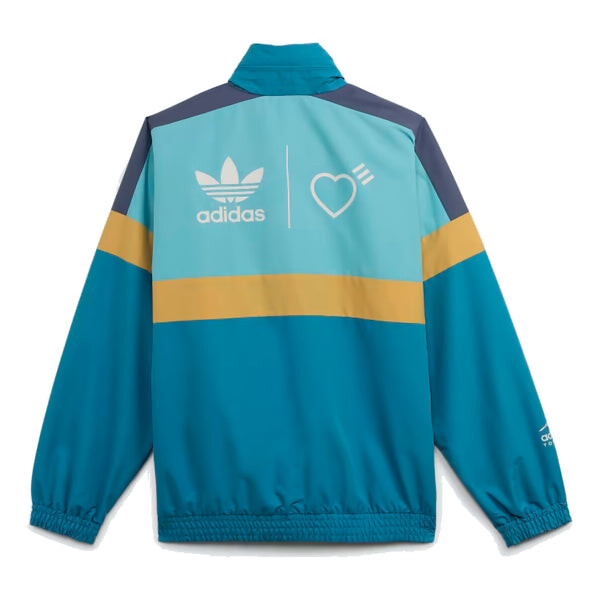 Куртка-Ветровка из искусственного меха Adidas, синий — фото 2