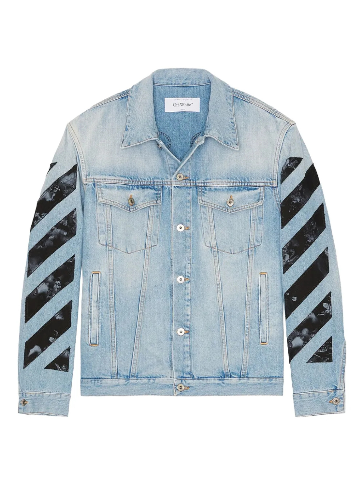 

Off-White джинсовая куртка, синий